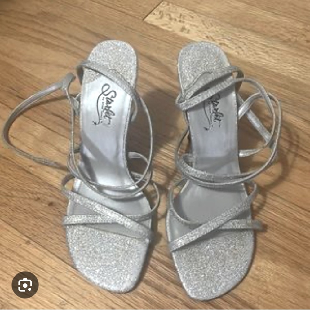 Starlet glitter sparkly heels strappy heels pumps